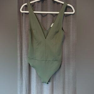 Free People Green body suit